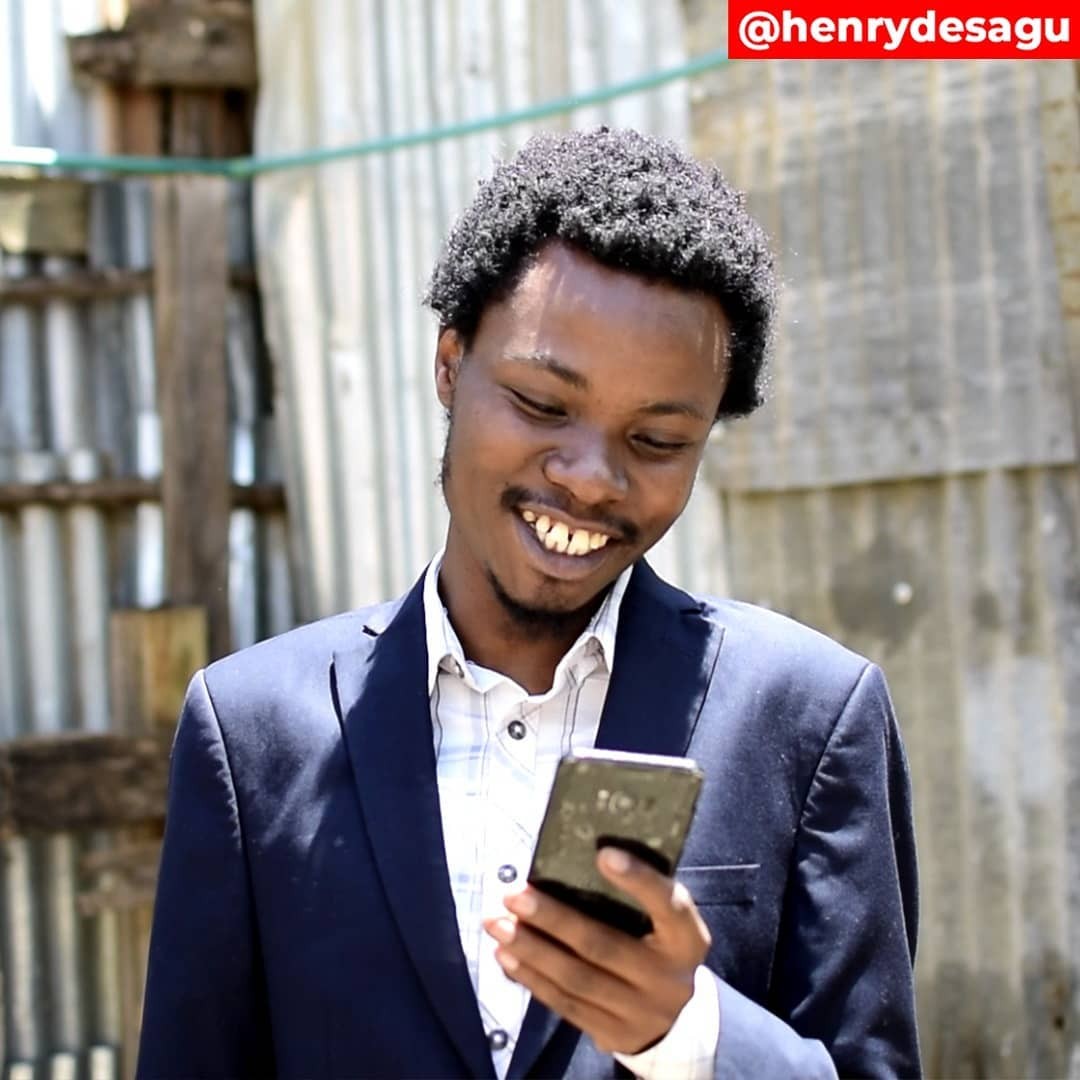 Comedian Henry Desagu