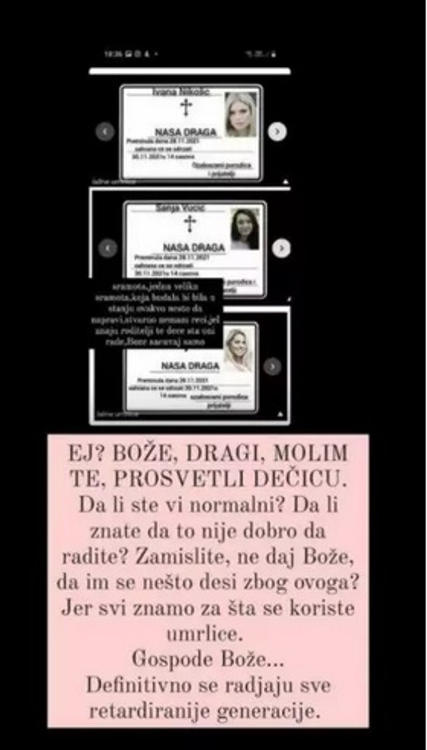 Lažne čitulje poznatih 