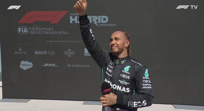 Sir Lewis Hamilton is happy with his 3rd place finish in Montreal
