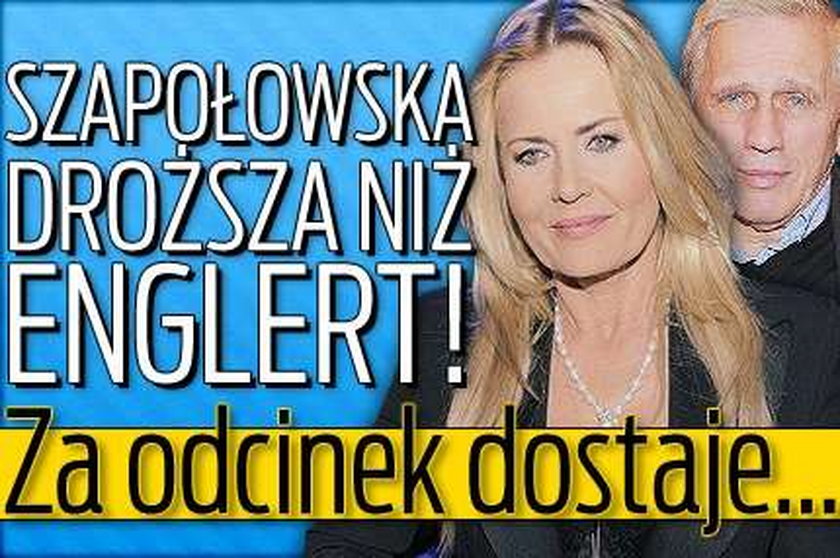 Szapołowska droższa niż Englert! Za odcinek dostaje... 