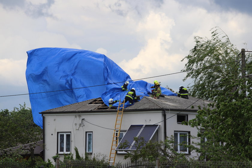 Trąba powietrzna pod Lublinem