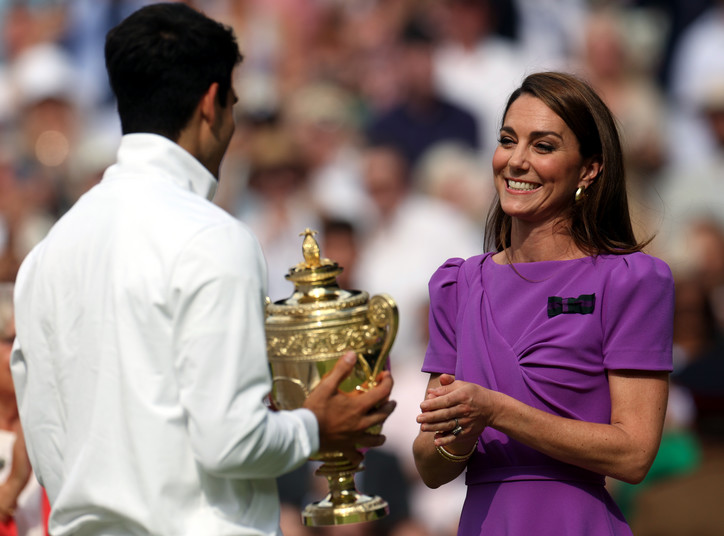 Księżna Walii pojawiła się na Wimbledonie. Kate powitana owacjami na stojąco