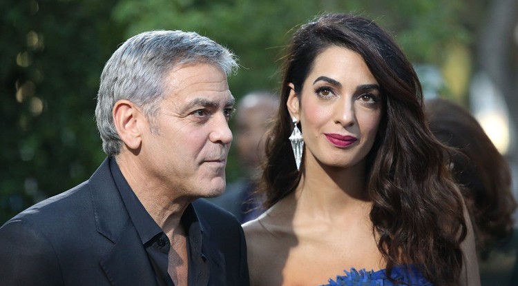 George és Amal Clooney a Suburbicon premierjén