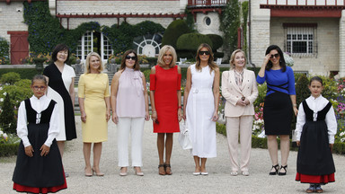 Pierwsze damy na szczycie G7. Małgorzata Tusk obok Brigitte Macron i Melanii Trump