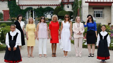 Pierwsze damy na szczycie G7. Małgorzata Tusk obok Brigitte Macron i Melanii Trump