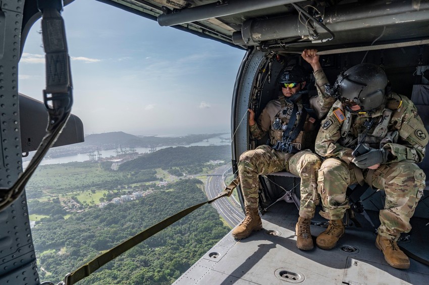 Vojna vežba za odbranu Panamskog kanala u Panami, 15. jul 2025.