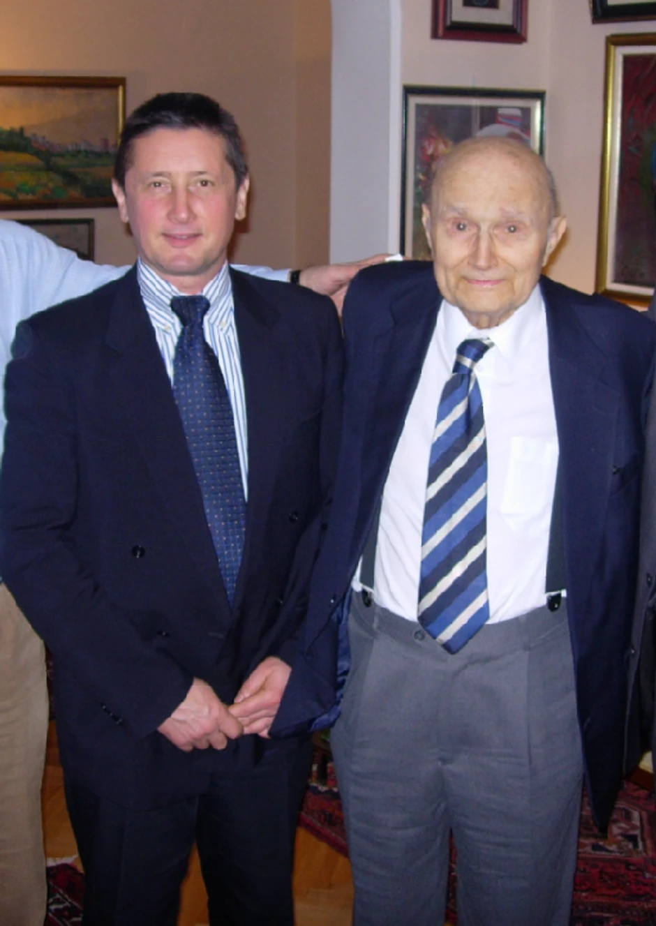 Prof. Žorž Mate i prof. Vladimir Kovčin