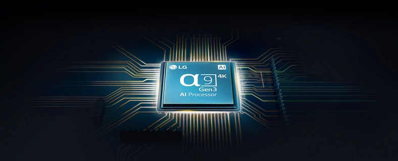 Najnowszy procesor LG Alfa 9 Gen 3 AI 4K