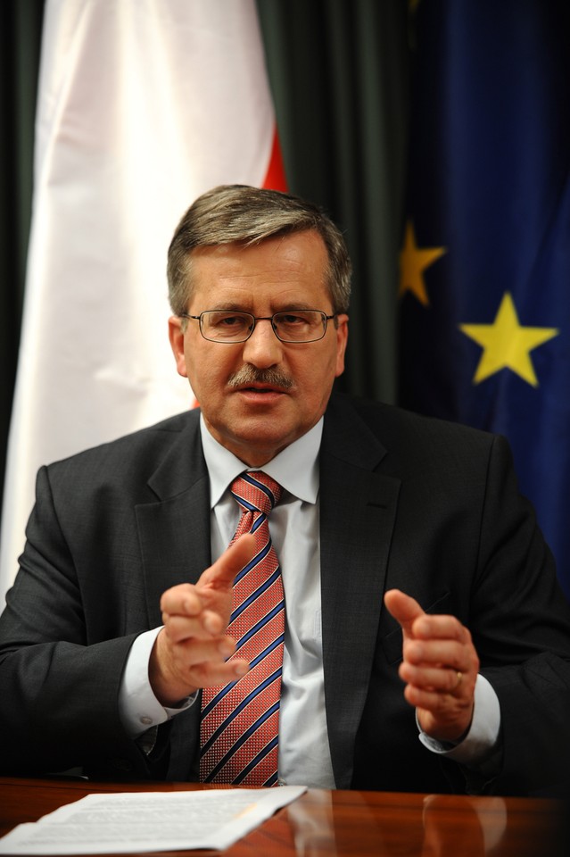 Prezydent Bronisław Komorowski, fot. Jacek Turczyk