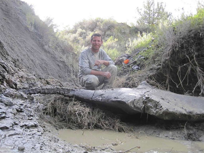 Polował na łosia, znalazł dinozaura