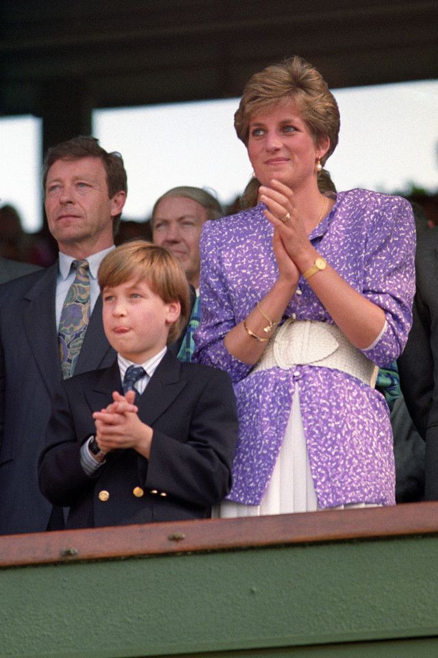 Wimbledon: księżna Diana i książę William