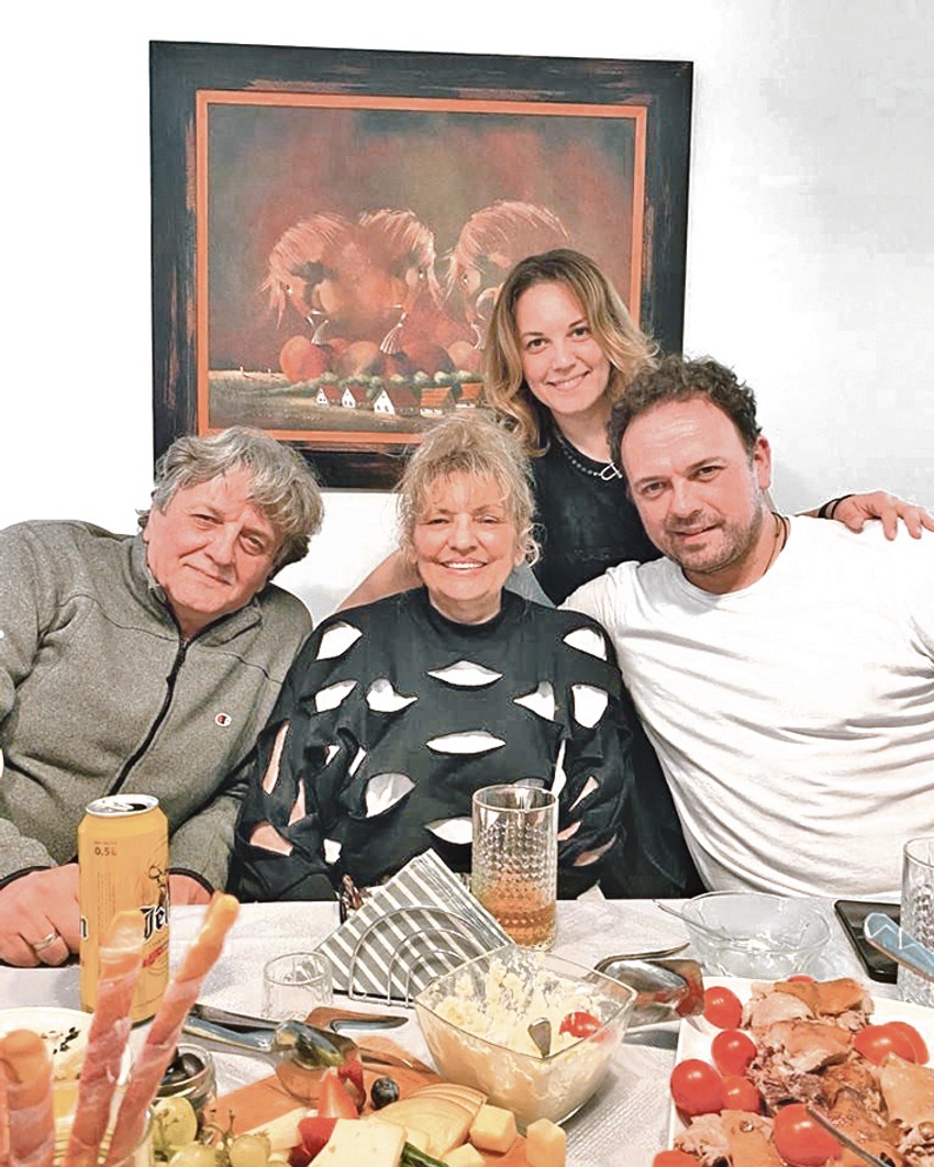 Radoš Bajić sa suprugom