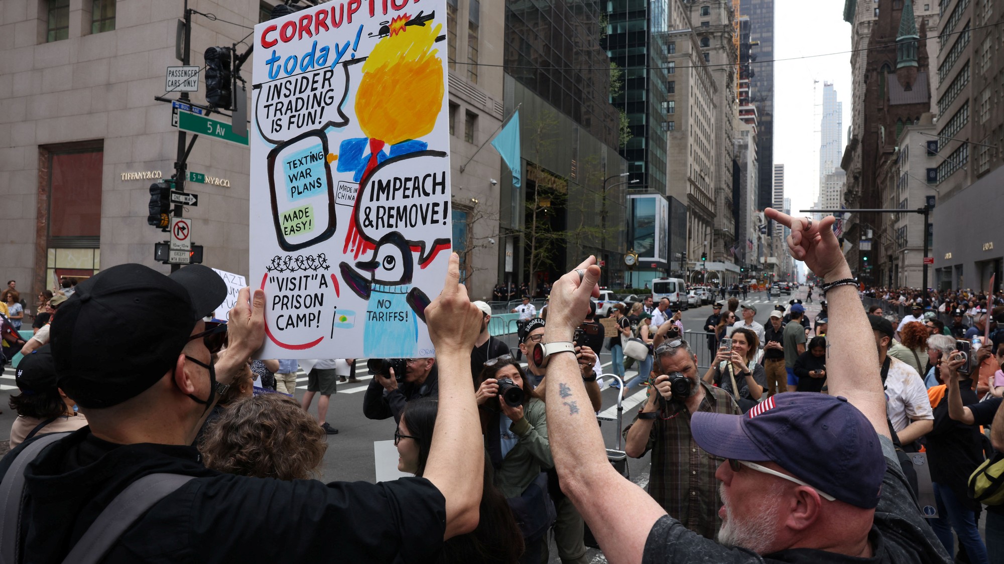Protesty proti administratíve Donalda Trumpa.