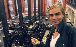Cara Delevingne pochwaliła się zdjęciem z planu nowego filmu Luca Bessona