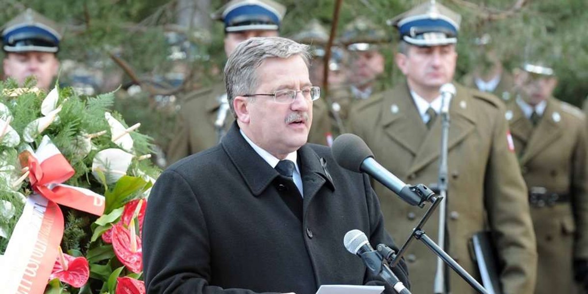 Komorowski w Katyniu cytuje Kaczyńskiego