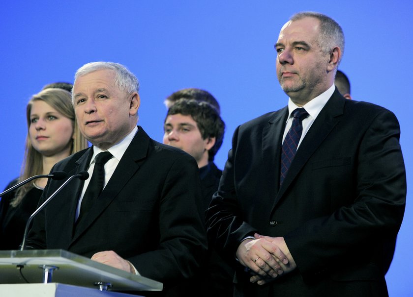 Jacek Sasin i Jarosław Kaczyński