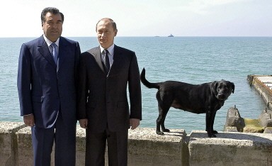 RUSSIA-TAJIKISTAN-PUTIN-RAKHMONOV