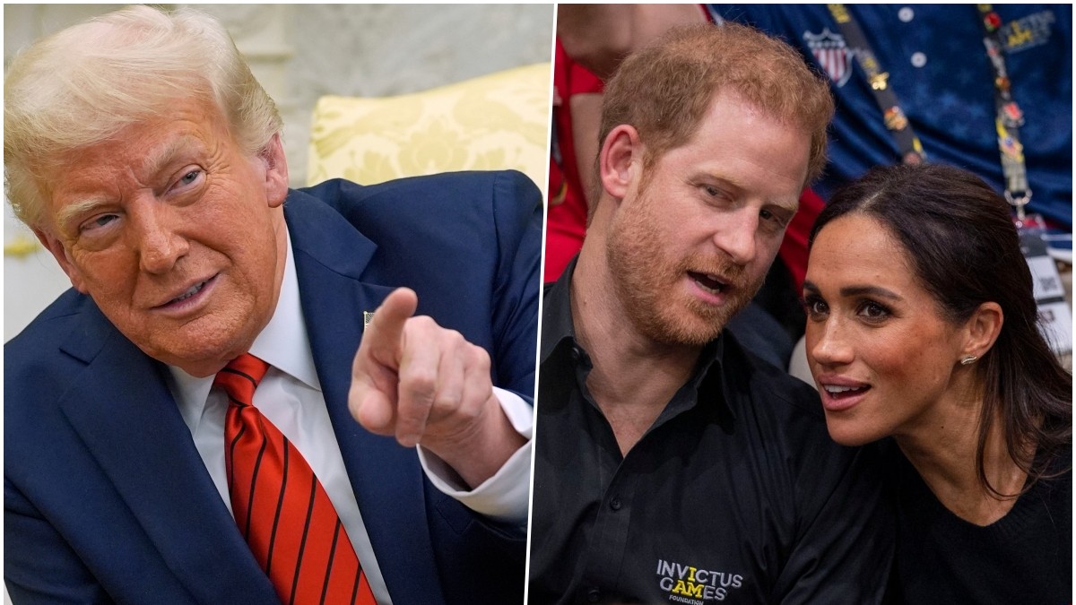 USA Trump je rád, že princ Harry a Meghan odišli späť do Veľkej Británie. 