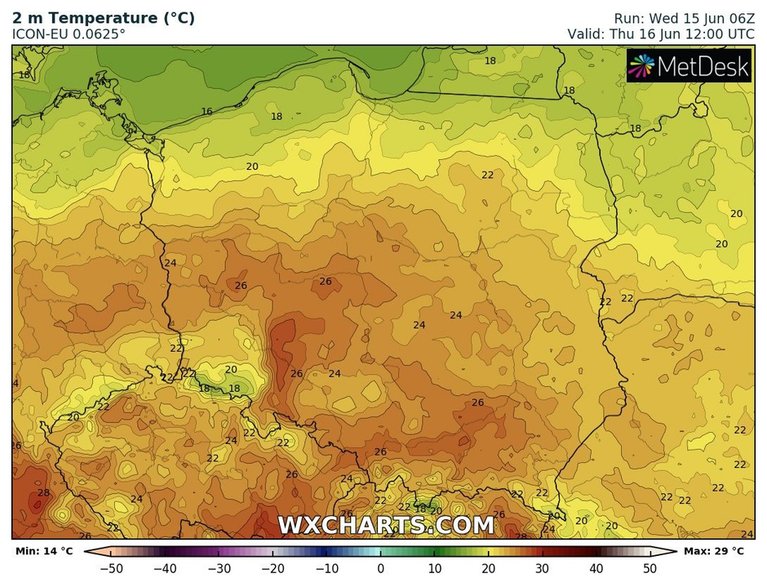 Na północy będzie chłodno, na południu znacznie cieplej