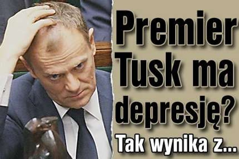 Premier Tusk ma depresję? Tak wynika z...