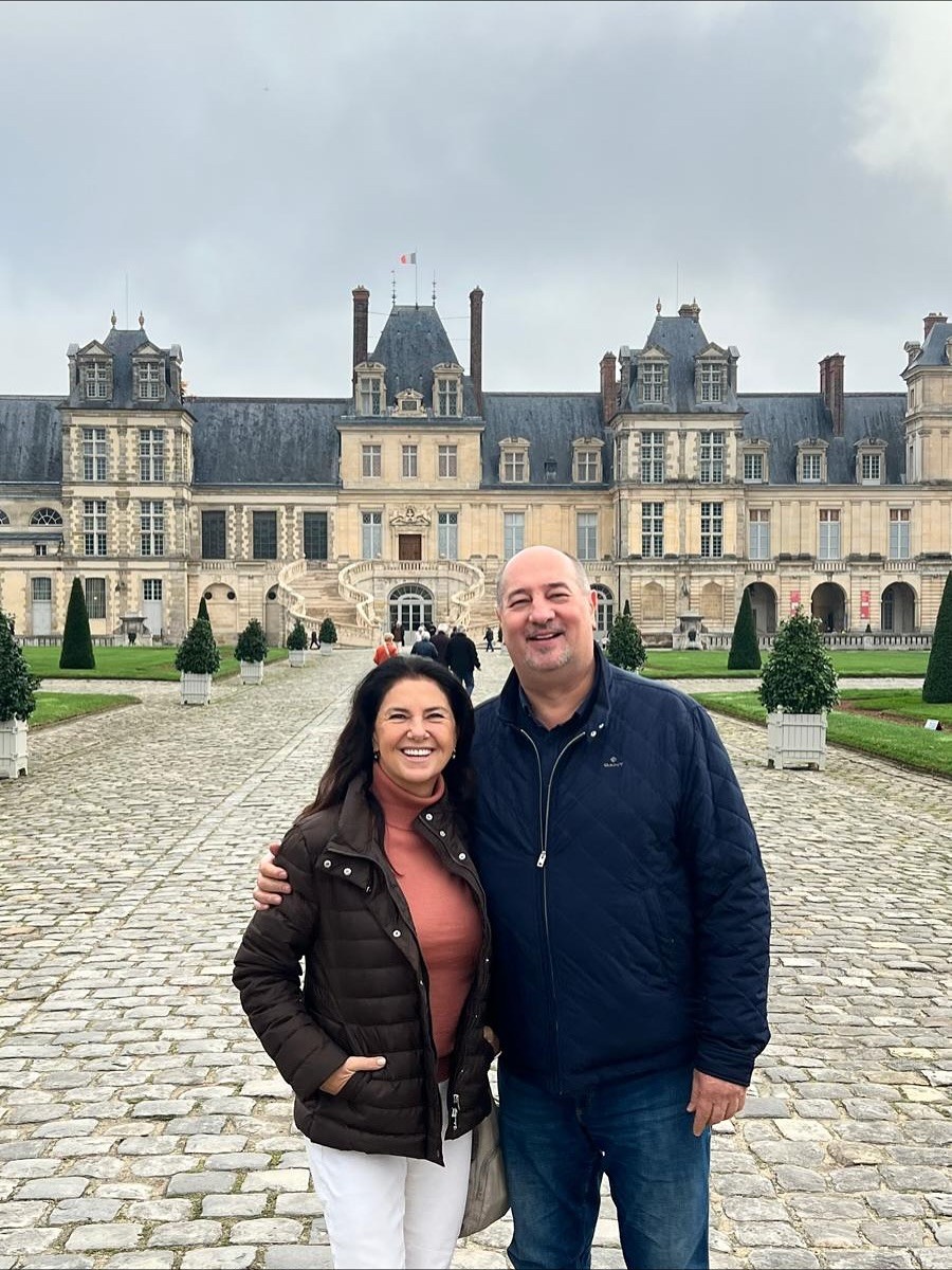 Iveta Malachovská s manželom Martinom v Paríži.