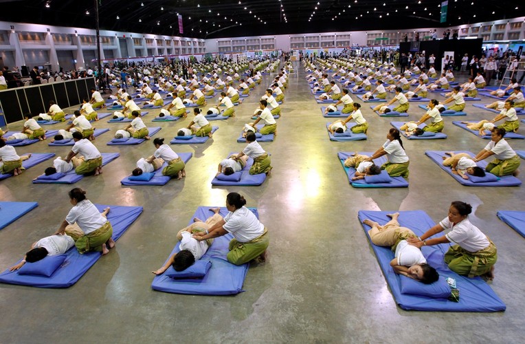 Rekord Guinnessa w masażu