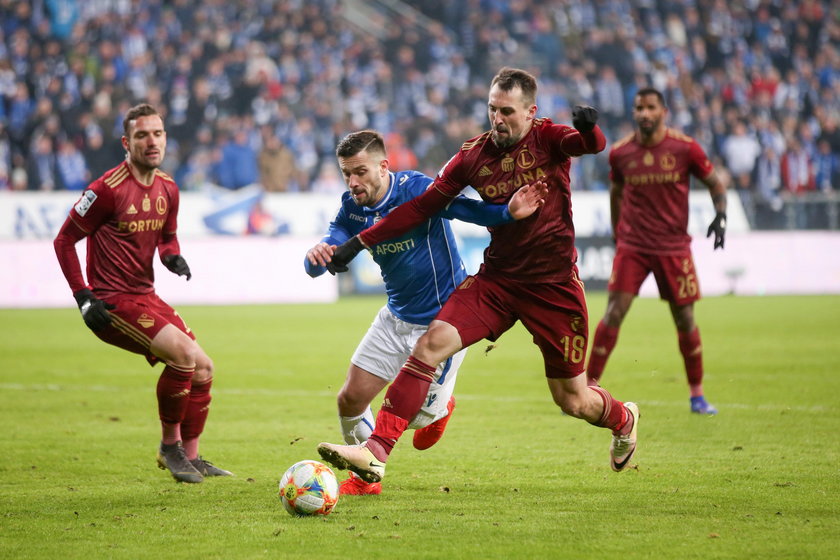 Pilka nozna. Ekstraklasa. Lech Poznan - Legia Warszawa. 23.02.2019