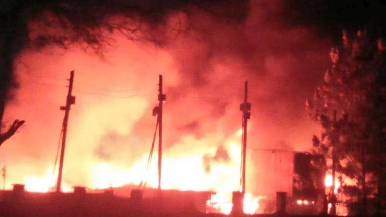 Mukuru Kayaba slums on Fire