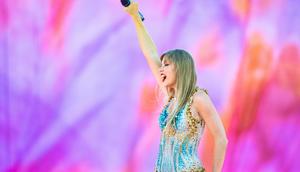 Taylor Swift performs during the Eras Tour in Denver.Grace Smith/MediaNews Group/The Denver Post via Getty Images