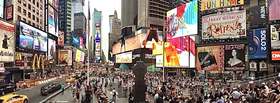 Times Square na Manhattanie w Nowym Jorku