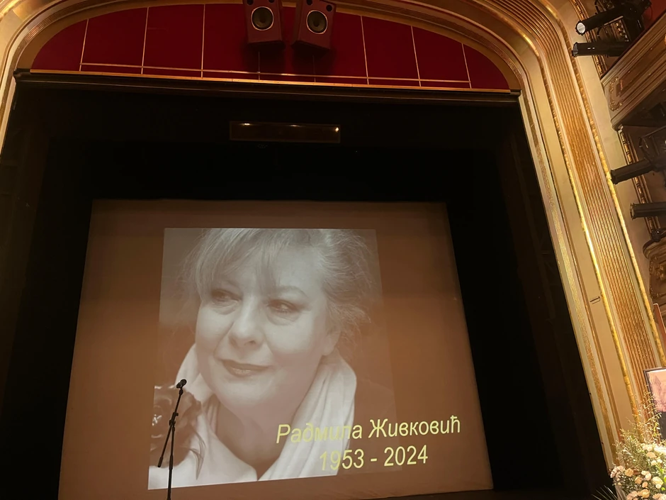 Komemoracija Radmili Živković u Narodnom pozorištu