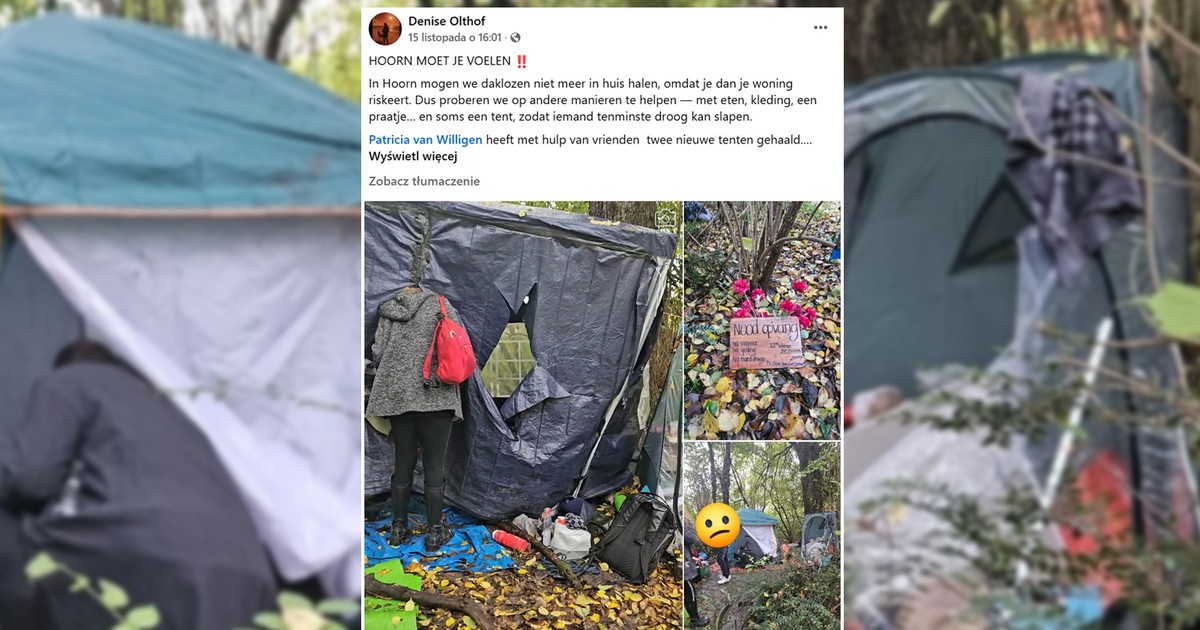 Pomogła bezdomnym Polakom. Młodzi Holendrzy zgotowali im piekło