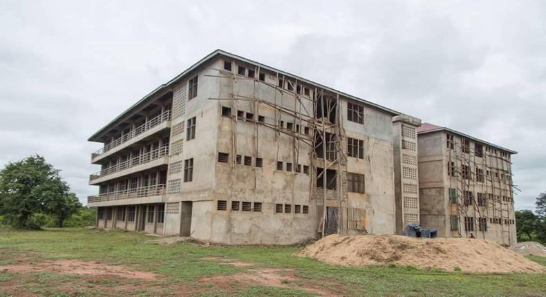 Abandoned E-block at Papaye