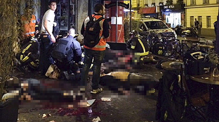 Párizsban egyszerre több helyen csaptak le a merénylők /Fotó: MTI