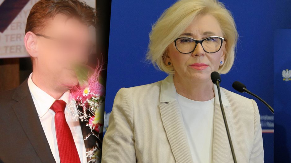 Były burmistrz Bogatyni z nadania PiS Andrzej G. oraz wiceminister edukacji i nauki Marzena Machałek