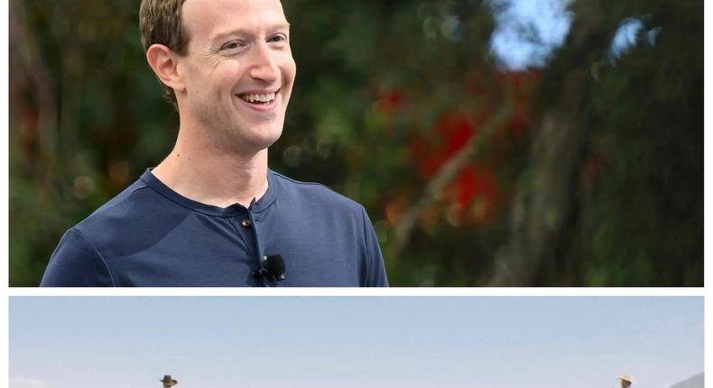Mark Zuckerberg's new side hustle as a cattle rancher is confusing his daughter.Josh Edelson/AFP/RichLegg/Getty Images