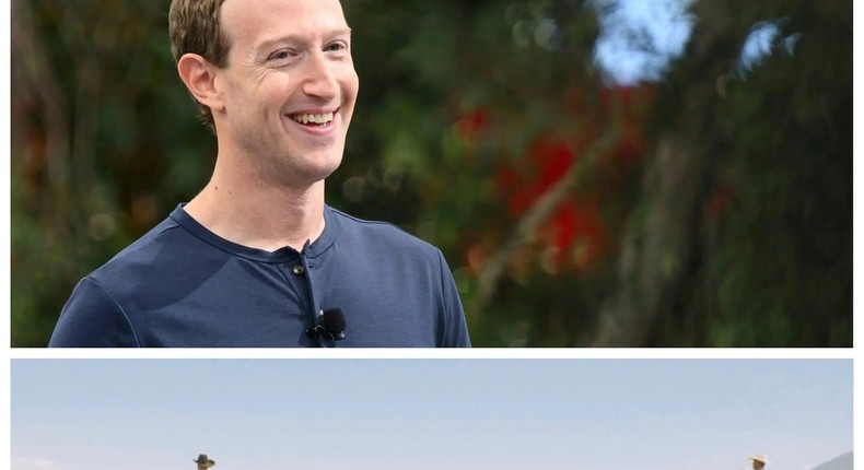 Mark Zuckerberg's new side hustle as a cattle rancher is confusing his daughter.Josh Edelson/AFP/RichLegg/Getty Images