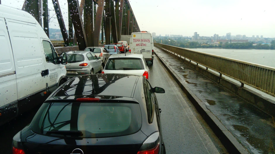 Na Pančevačkom mostu totalni kolaps