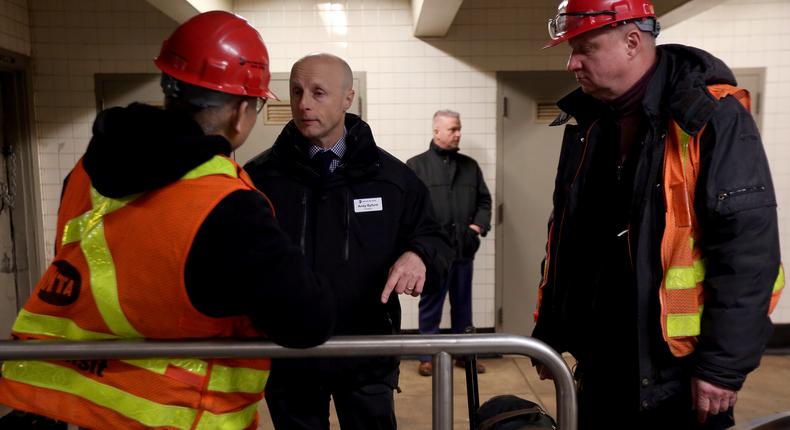 Andy Byford, New York's 'Train Daddy,' Takes a Last Official Ride