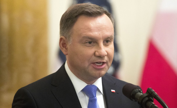 "Fort Trump". Prezydent Duda żartobliwie o nazwie ewentualnej bazy wojsk USA w Polsce