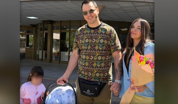 Aleksa Balašević sa ženom