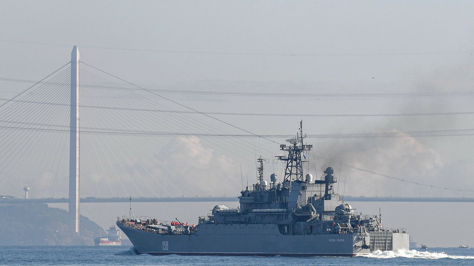 Rosyjski okręt "Cezar Kunikow"