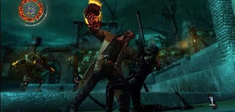 Screen z gry "Hellboy: Science of Evil" (wersja na Xbox 360)