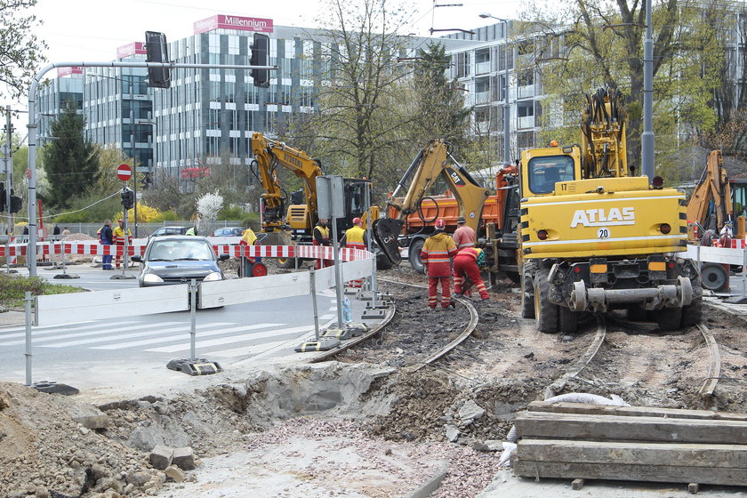 Tramwajarze zablokowali Mokotów