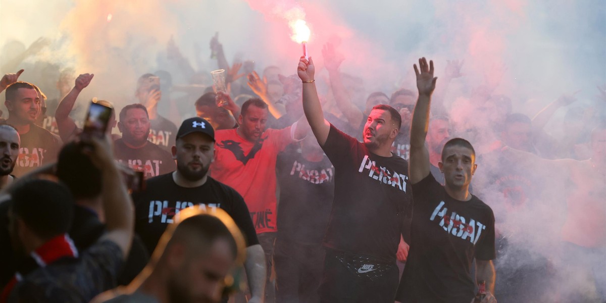 Pilka nozna. Eliminacje Euro 2024. Albania - Polska. 10.09.2023