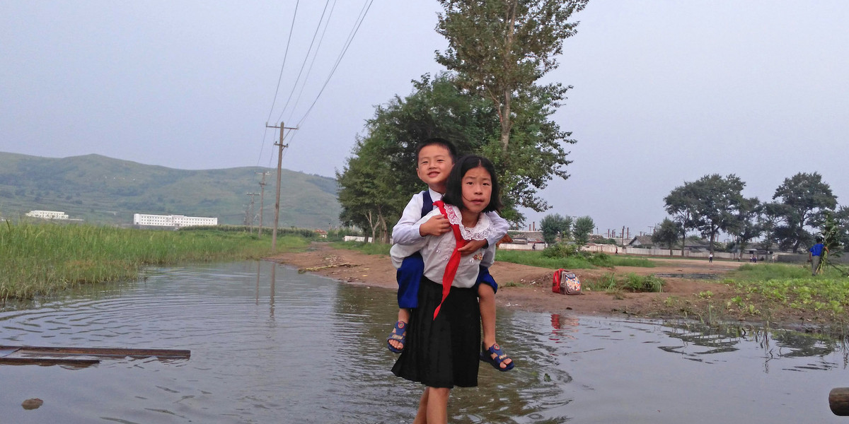 A photographer captured these dismal photos of life in North Korea on his phone