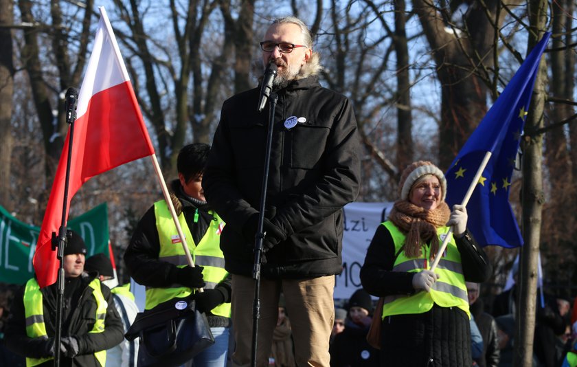 Mateusz Kijowski - lider Komitetu Obrony Demokracji