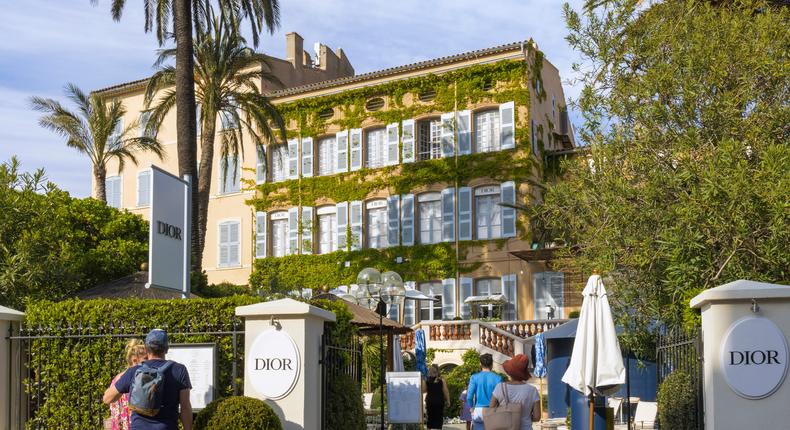 Dior's Cafe des Lices in Saint Tropez.Ken Welsh/UCG/Universal Images Group/Getty Images