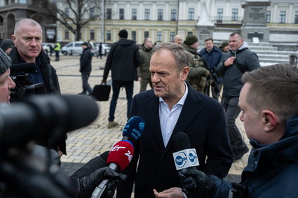 Tusk w Kijowie: nie ma rzeczy ważniejszej niż wsparcie dla Ukrainy