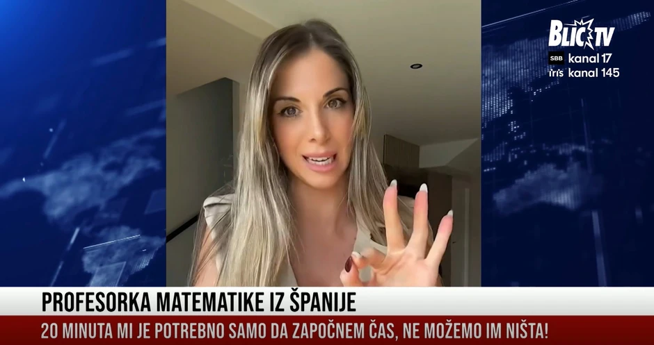Profesorka matematike iz Španije